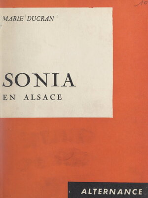 cover image of Sonia en Alsace